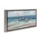 Stupell Industries Panoramic Sandpipers on Shoreline Framed Floater Canvas Wall Art